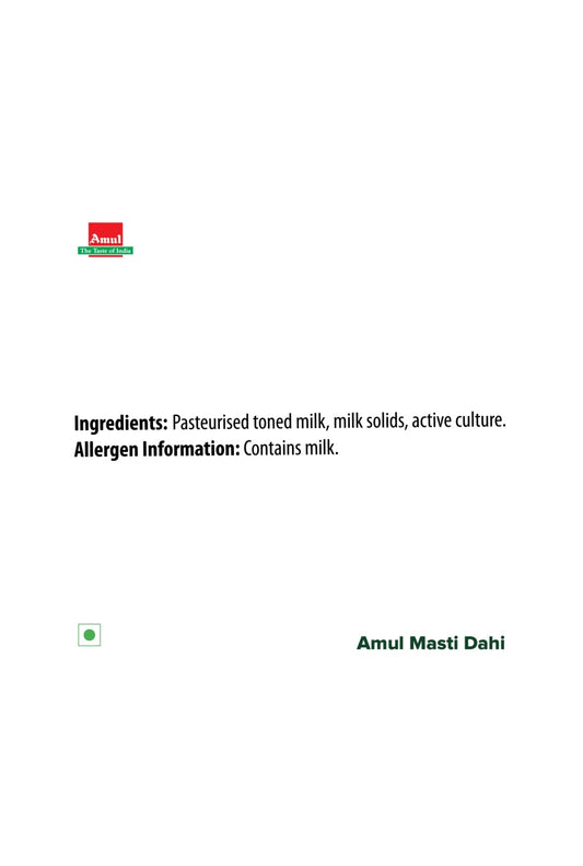 Amul masti dahi (400g) - Dailyneeds