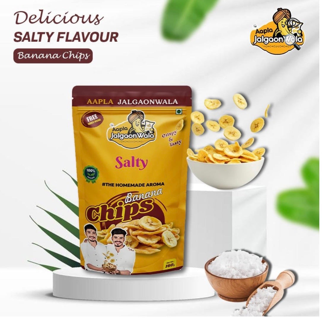 Salty Flavor Banana Chips 160g
