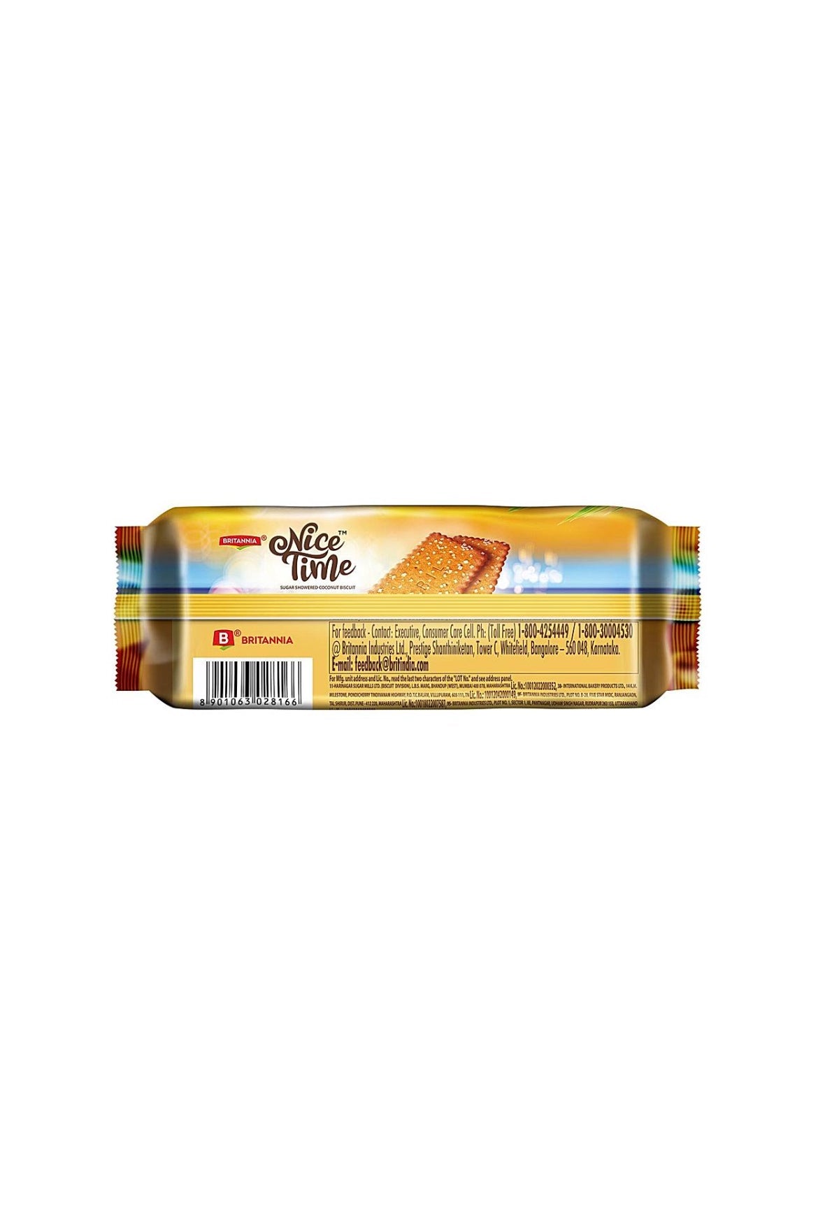 Britannia Nice time coconut biscuit (136.5g) - Dailyneeds