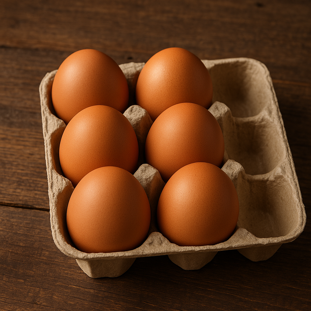Brown premium Eggs 6 pcs