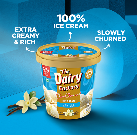 Kwality Wall's Vanilla Ice Cream - 700ml