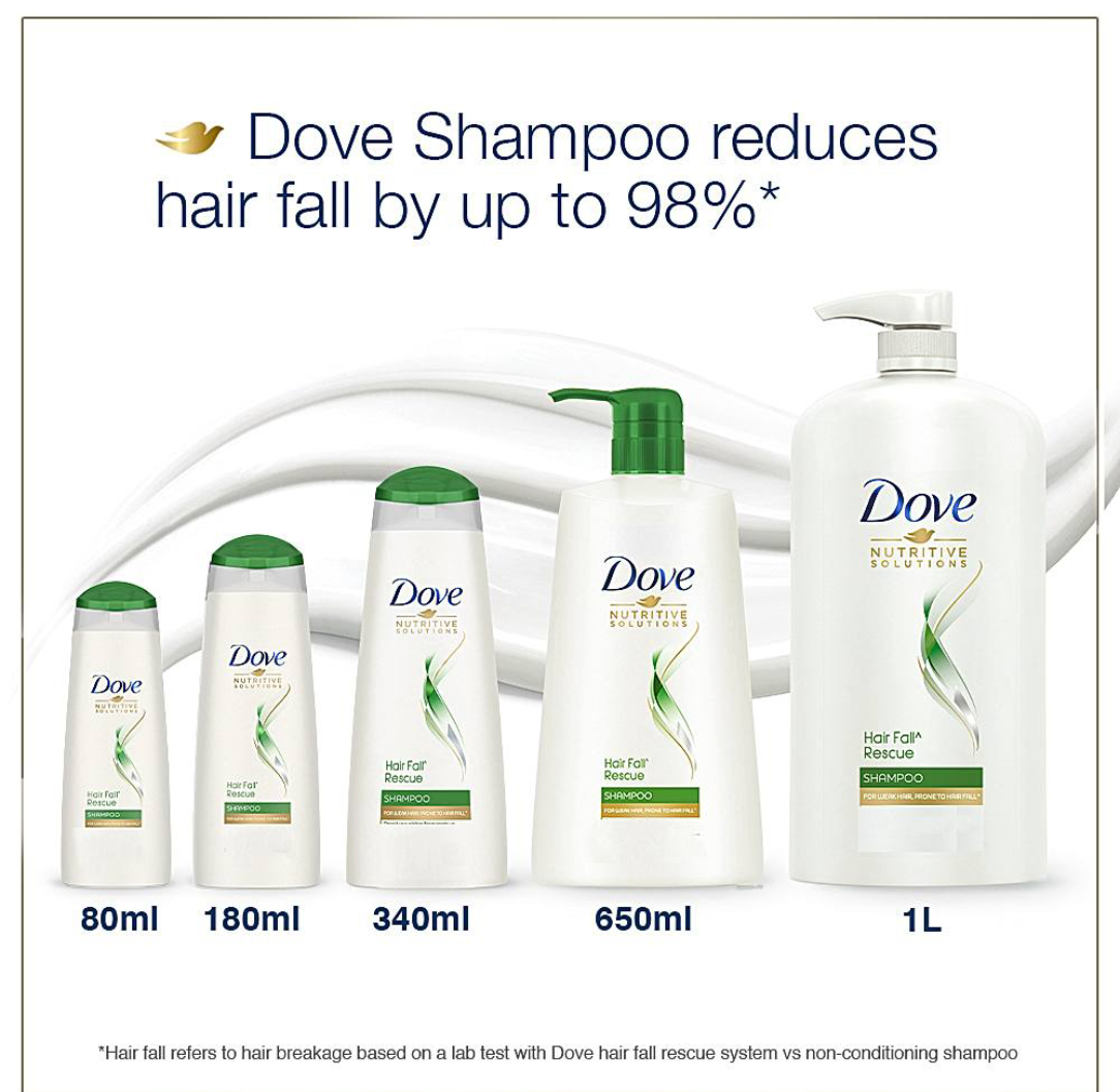 Dove hairfall rescue shampoo - Dailyneeds