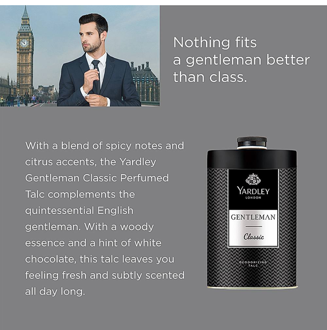 Yardley gentleman talcum powder (250g) - Dailyneeds