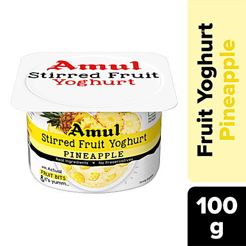 Amul yoghurt pineapple