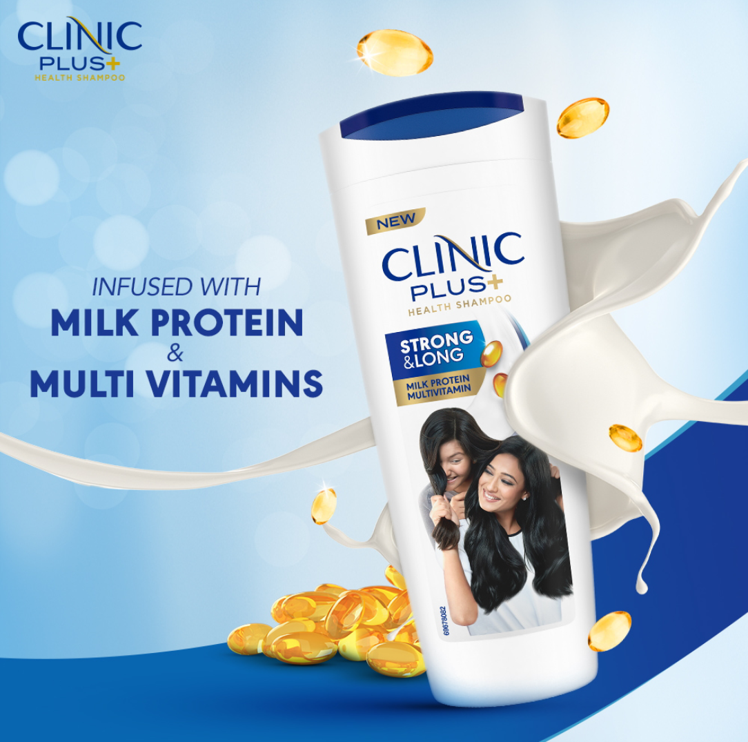 Clinic plus long & strong health shampoo: (650ml) - Dailyneeds
