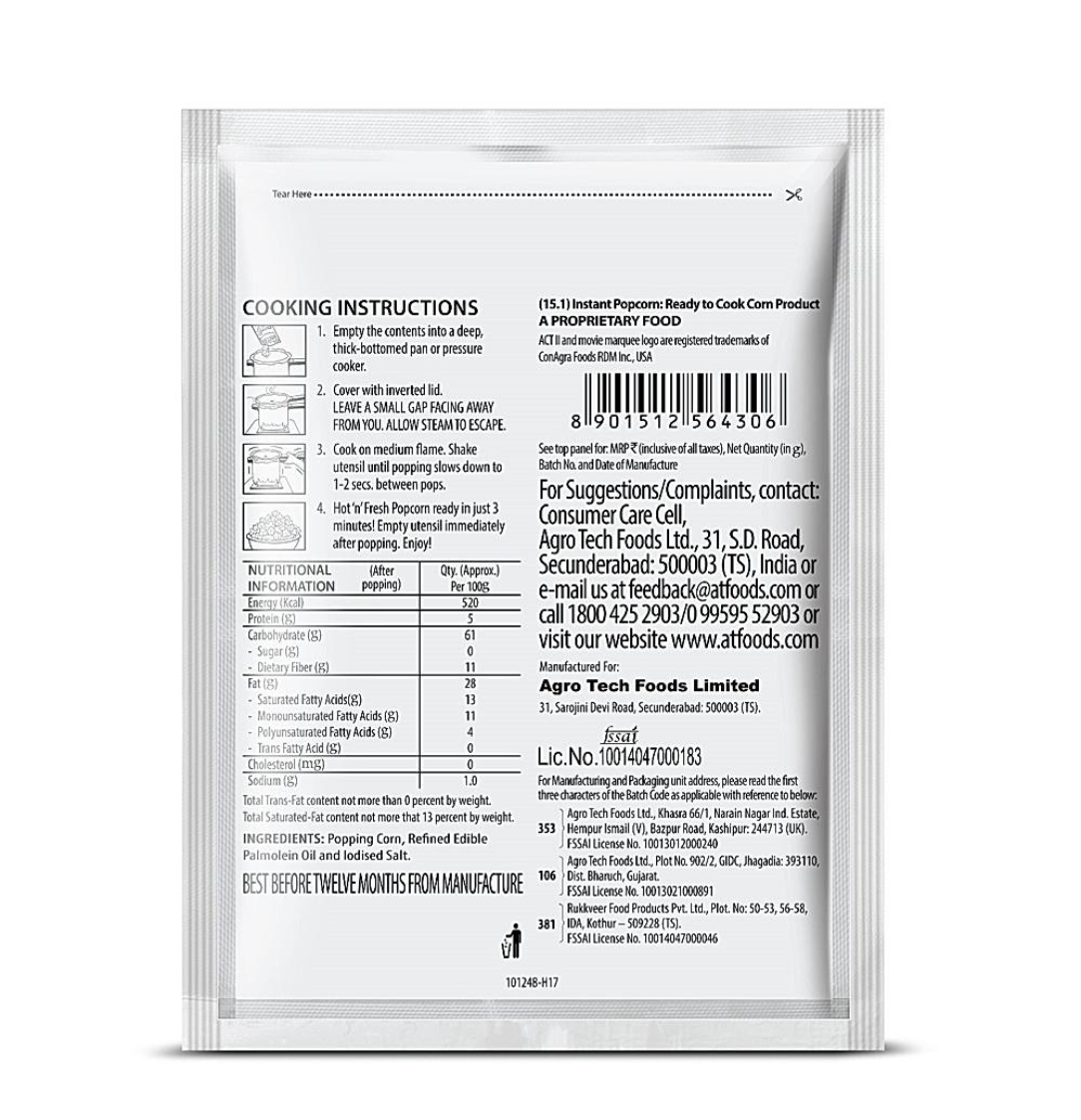 Act II classic salted popcorn (30g) - Dailyneeds