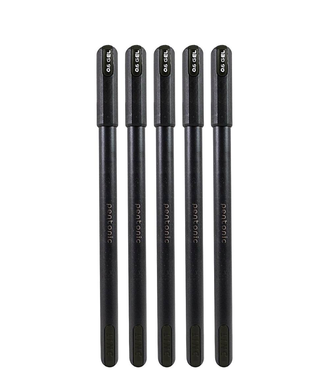 Linc black gel pen 5pcs