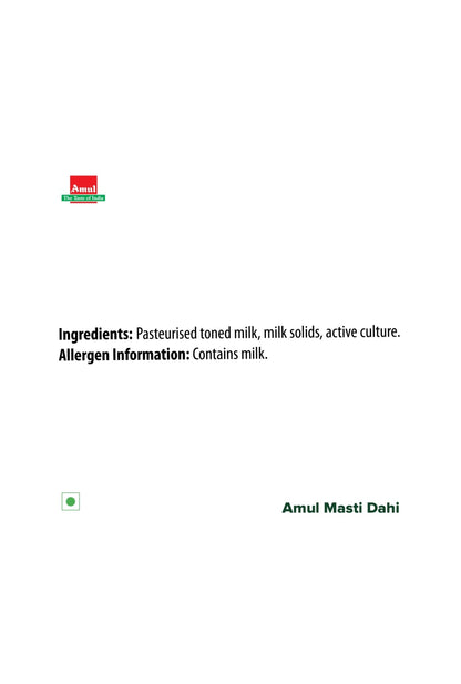 Amul masti dahi (400g) - Dailyneeds