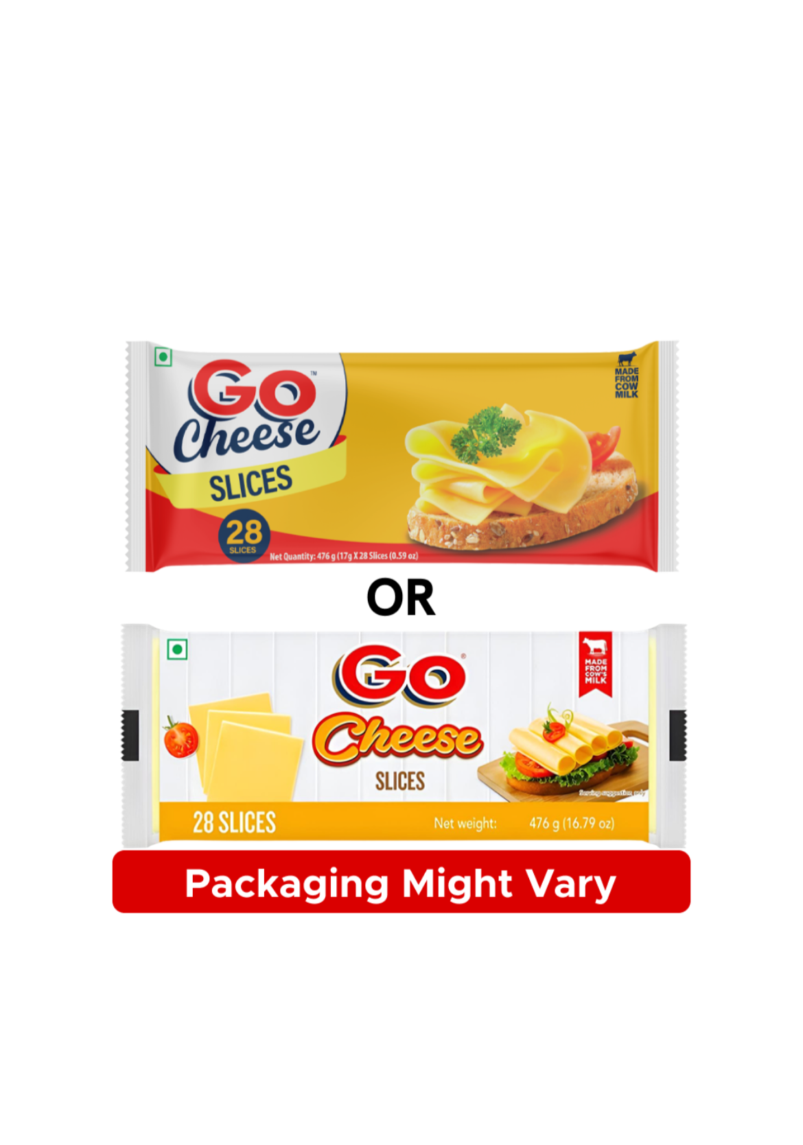 Go cheese slice 476g - Dailyneeds