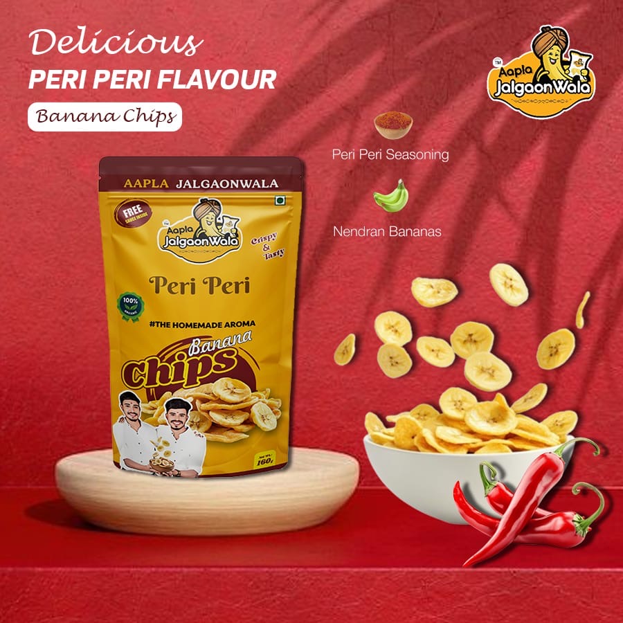 Peri Peri Flavor Banana Chips 160g