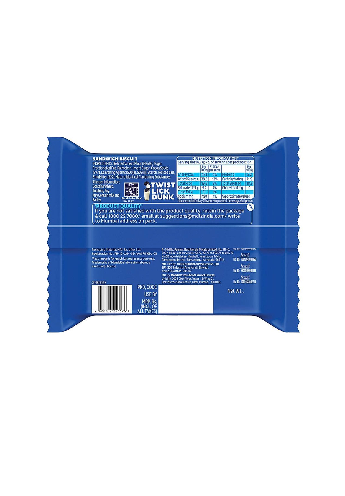 Cadbury original Oreo - Dailyneeds