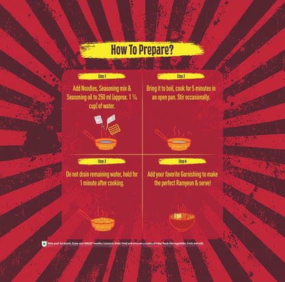 Maggi Korean bbq veg insta nodels 90 g