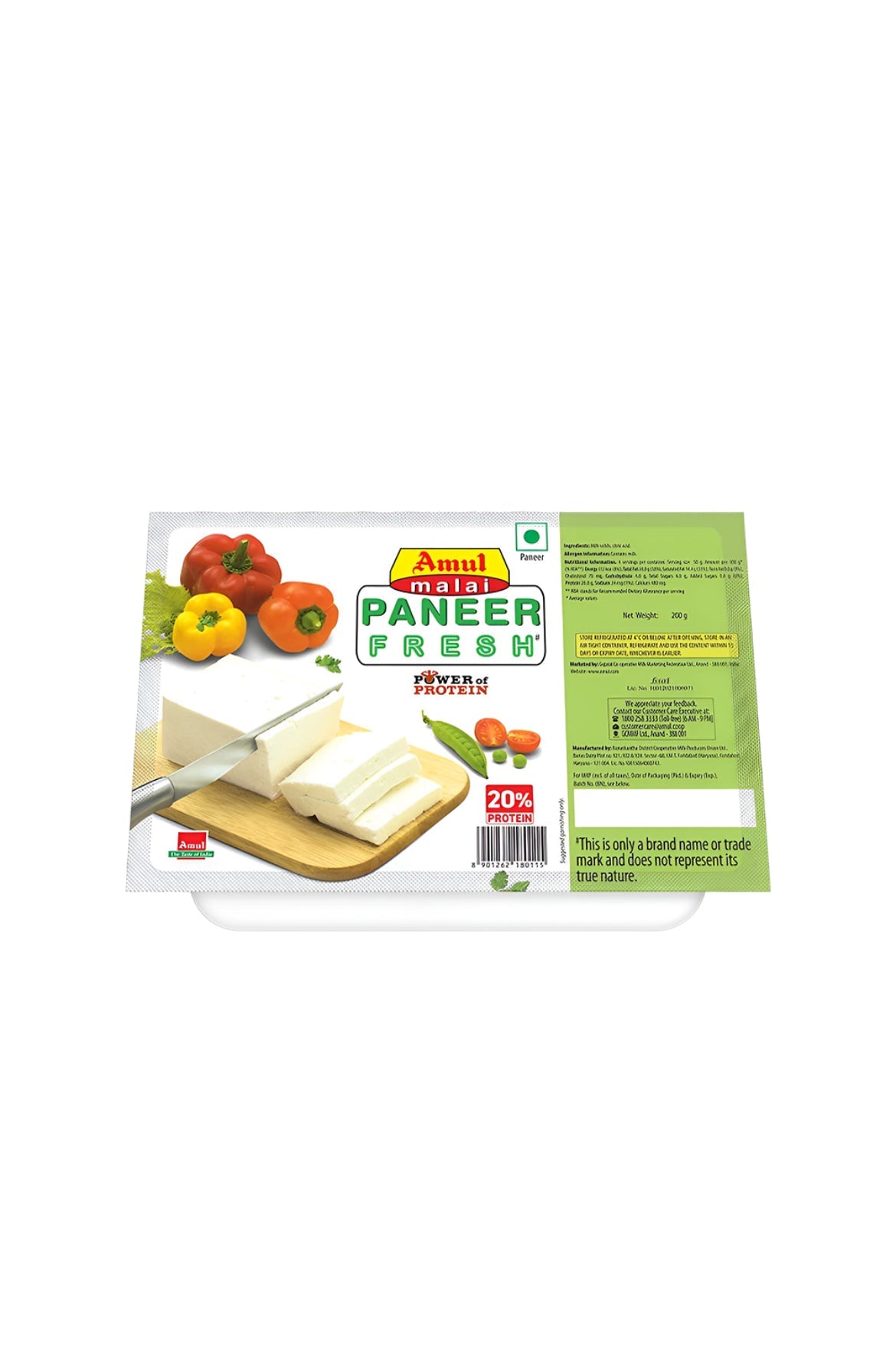 Amul fresh paneer 200g - Dailyneeds
