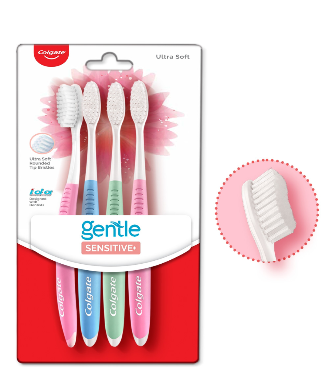 Colgate ultrasoft sensitive toothbrush (4 units) - Dailyneeds