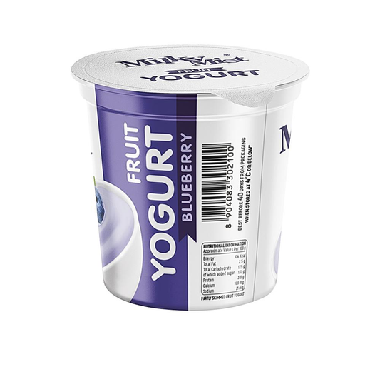 Milkymist blueberry yoghurt 100g