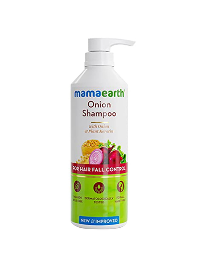 Mamaearth onion & plant keratin shampoo - Dailyneeds