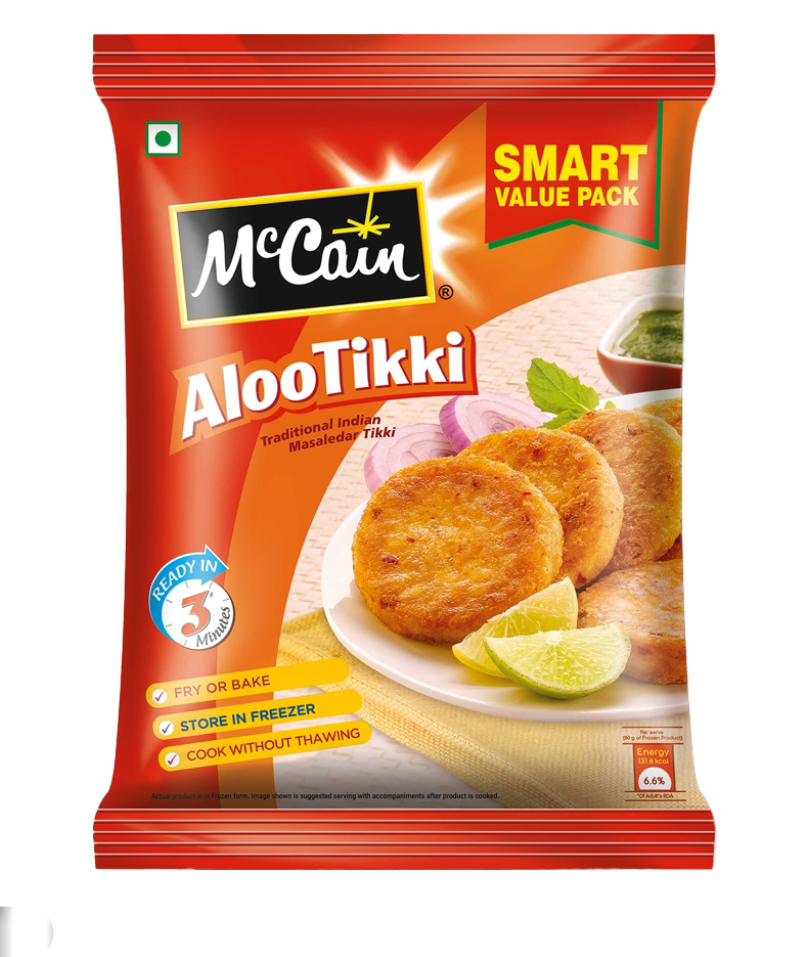 McCain aloo tikki Big pack 760g