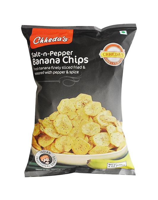 Chheda's salt & pepper banana chips: (170g) - Dailyneeds
