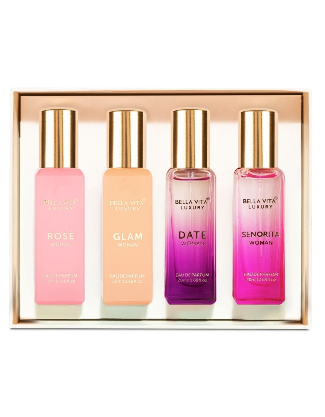 Bella Vita Luxury Perfume Gift Set For Her : 4x20 ml