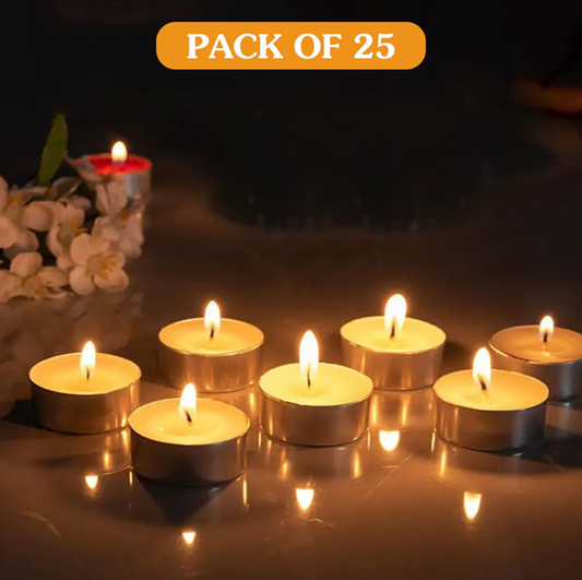 Shubhkart puja ghee t-light candles -25pcs