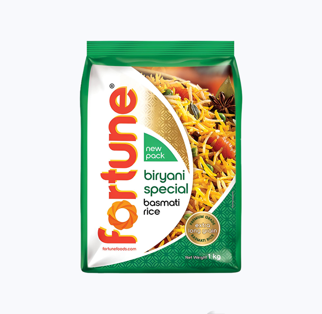 Fortune biryani special rice long grain basmati rice (1kg) - Dailyneeds
