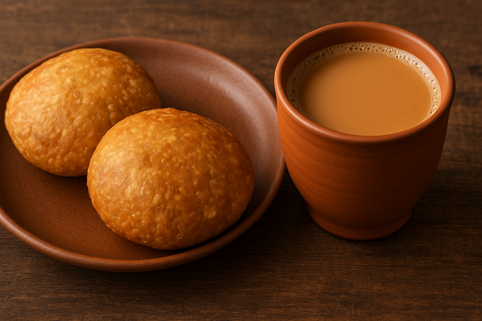 Snacks combo ( chai-3 , kachori-2 )