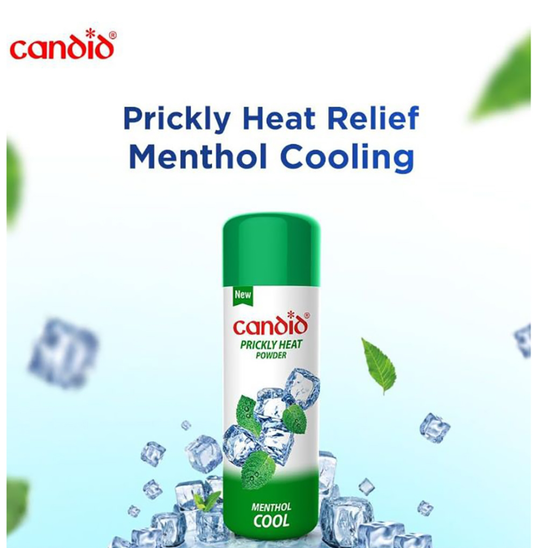 Candid 2 in 1 heat relief menthol cooling powder (120g) - Dailyneeds
