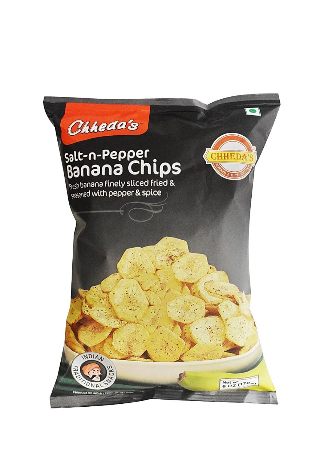 Chedda's salt N pepper banana chips 170g