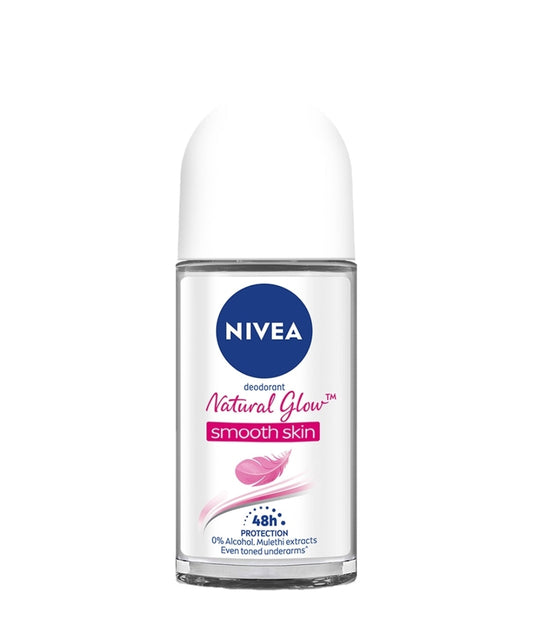 Nivea Natural Glow Smooth Skin Roll-On : 50 ml