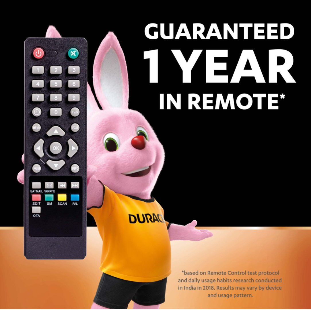 Duracell 2x long lasting AAA batteries (10pcs)