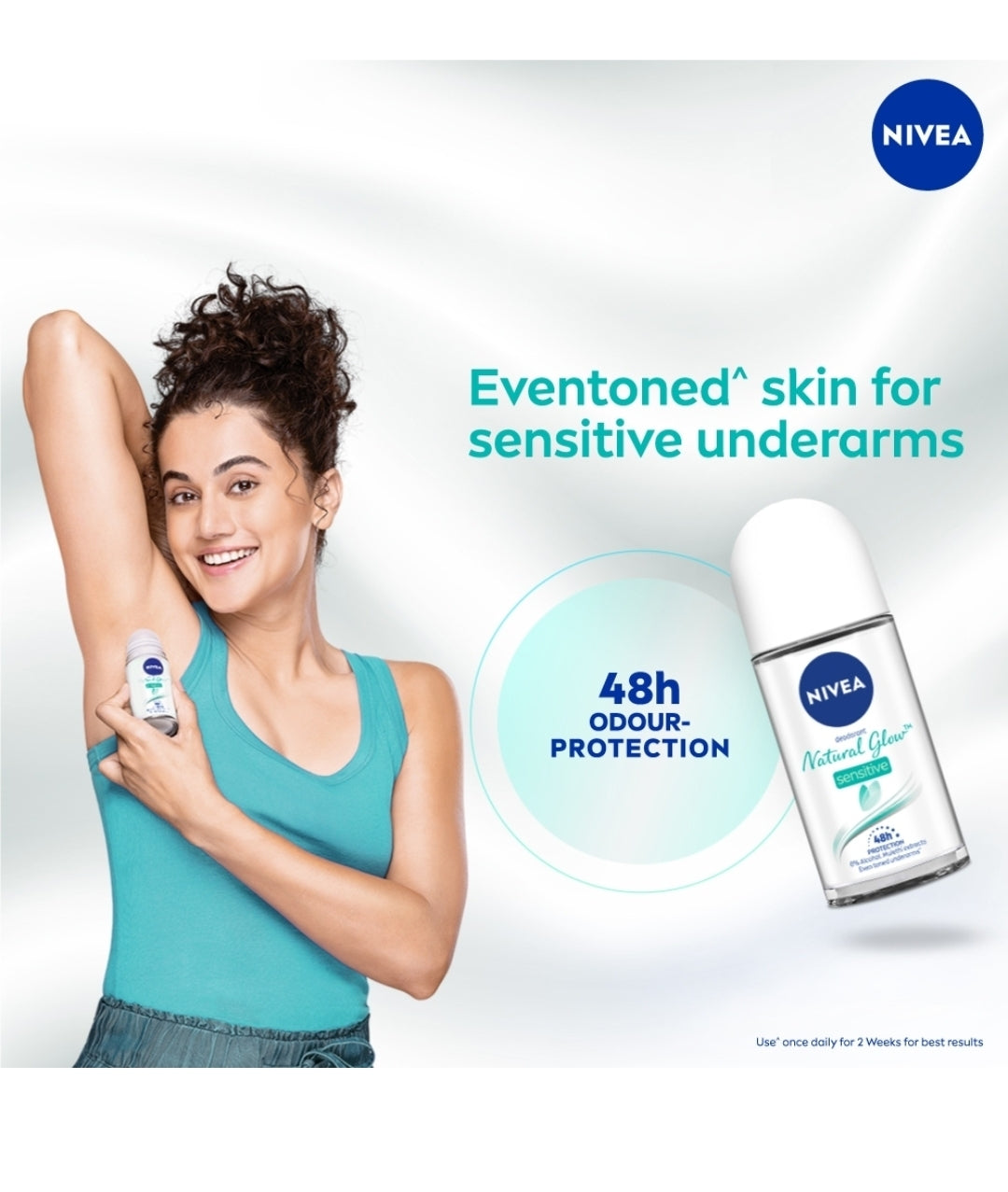 Nivea Natural Glow Deodorant Roll On : 50 ml