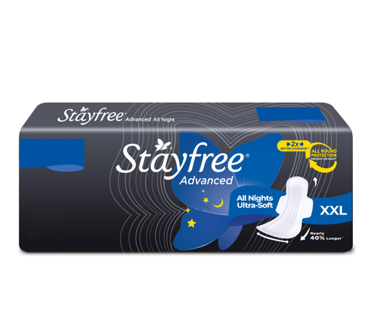 Stayfree advanced ultrasoft sanitary pads XXL: (42 units) - Dailyneeds