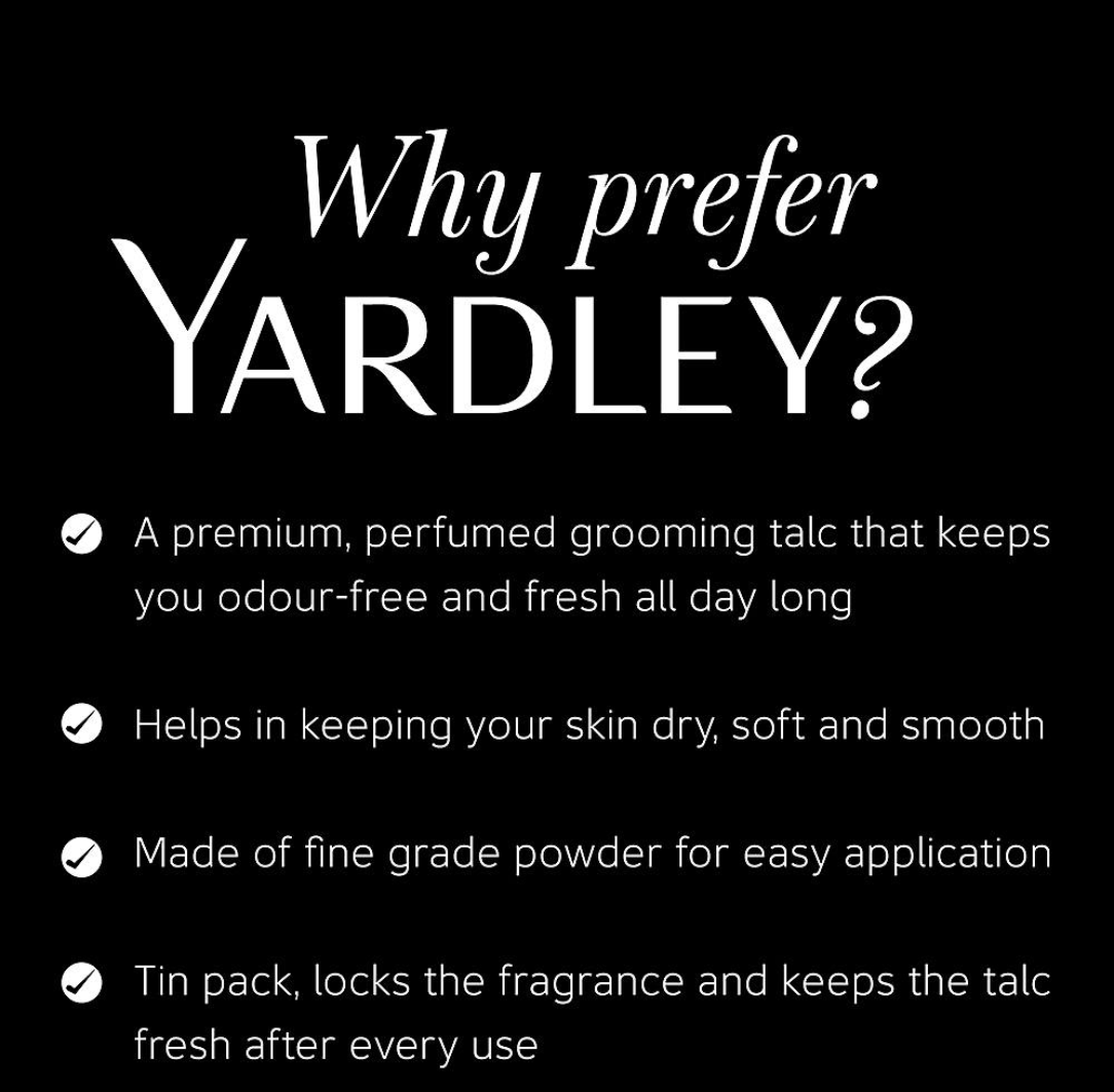 Yardley gentleman talcum powder (250g) - Dailyneeds