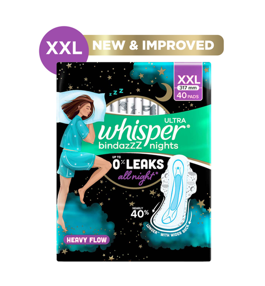 Whisper bindazzz nights (XL+) wings pads :(27 units) - Dailyneeds
