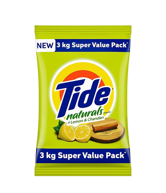 Tide natural & chandan detergent powder 3kg