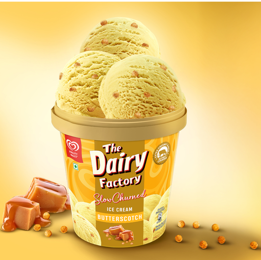 Kwality Wall's Butterscotch Ice Cream - 700ml