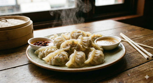 Veg steam momos 6 pcs