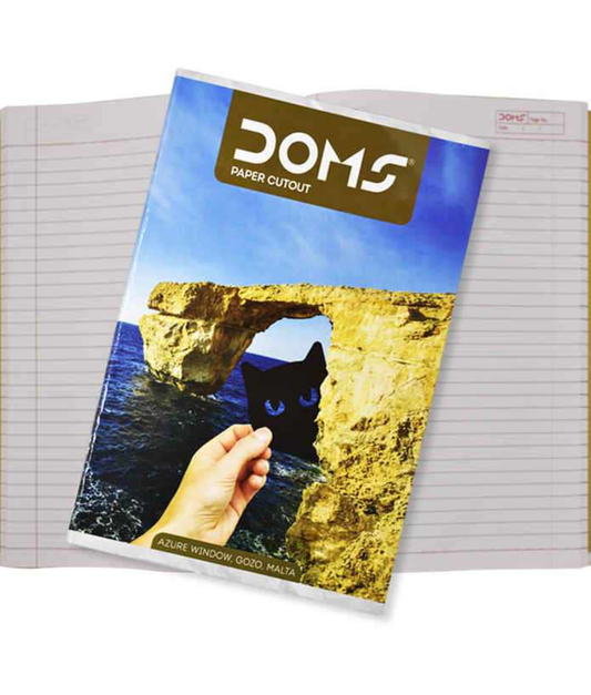 Doms single line A4 notebook 200 pages