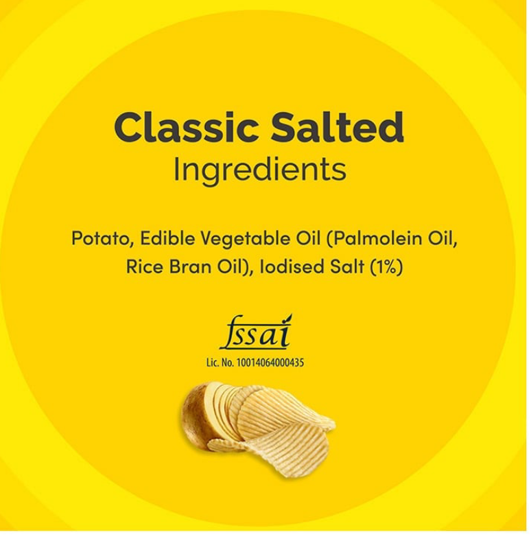Lay's classic salted potato chips (82g) - Dailyneeds