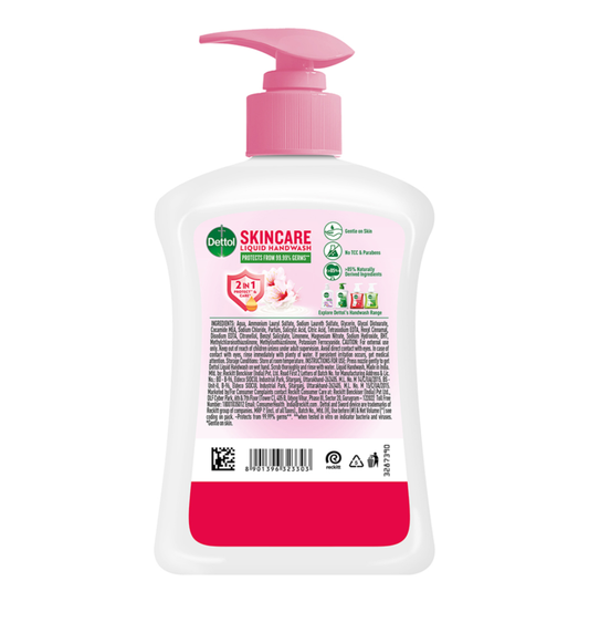 Dettol liquid handwash pump skin care: (200ml) - Dailyneeds