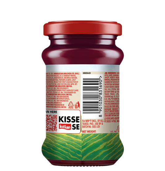 Kissan mixed fruit jam - Dailyneeds