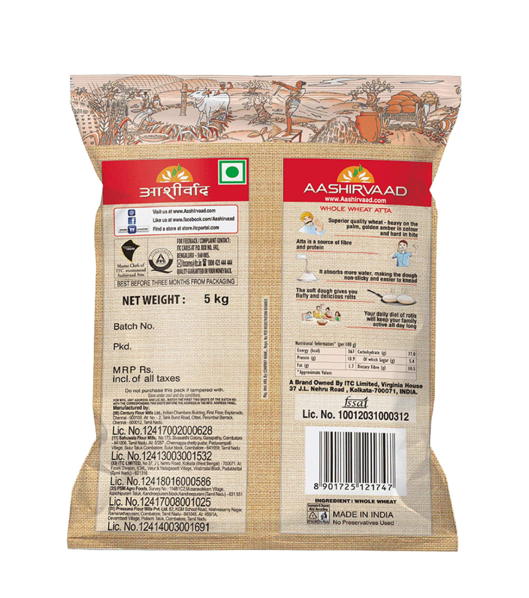 Aashirwaad atta - Dailyneeds