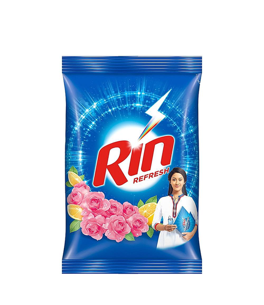 Rin refresh lemon & rose detergent powder 1kg