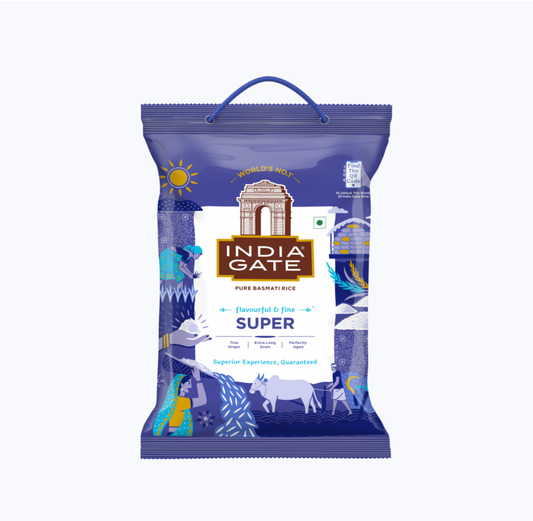 India gate basmati rice ( Super ) 5kg - Dailyneeds