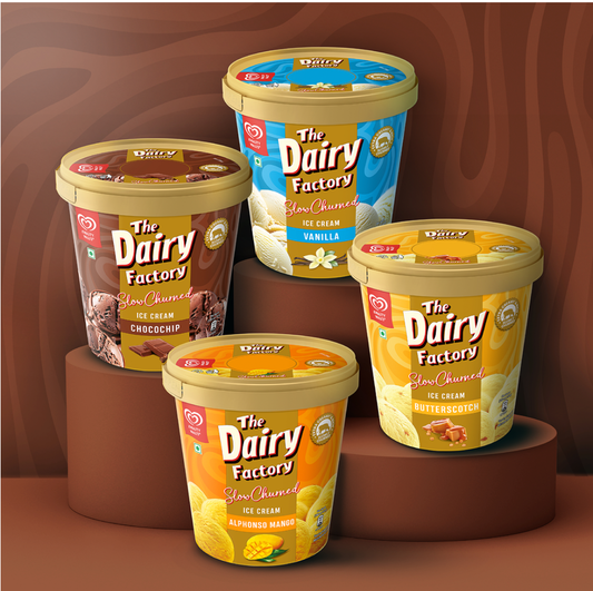 Kwality Wall's Butterscotch Ice Cream - 700ml
