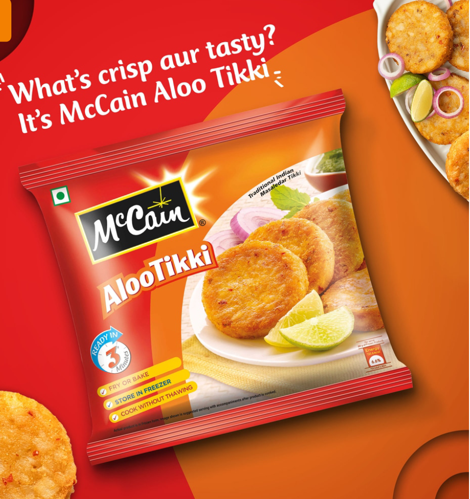 McCain aloo tikki Big pack 760g