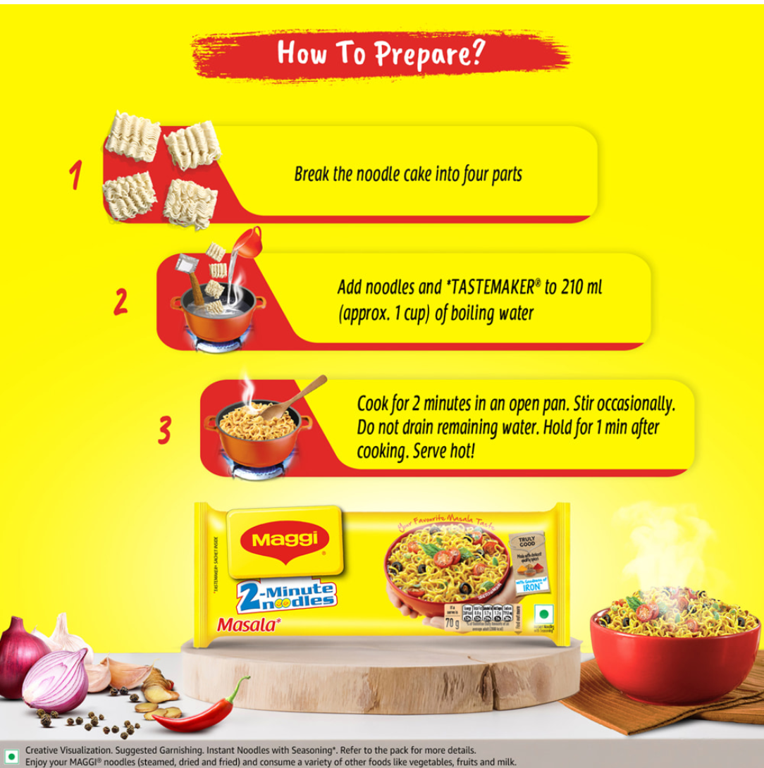 Maggi 2- minute masala noodles - Dailyneeds