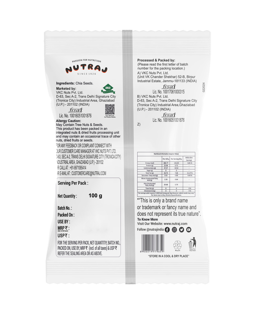 Nutraj chia seeds 100g