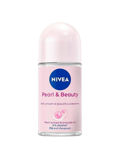 Nivea Pearl & Beauty Roll-On Deodorant : 50 ml