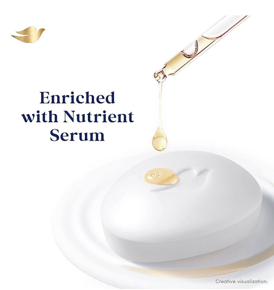 Dove Creamy Beauty Bathing Bar 125 g (Pack of 3)